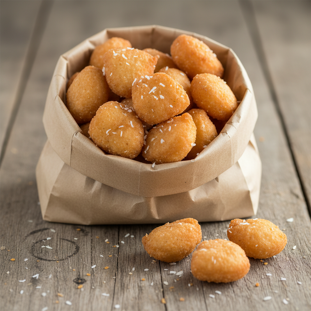 Chin Chin - crunchy fried Nigerian snack in various shapes