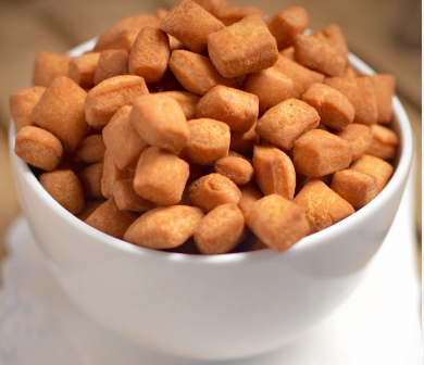 Chin Chin - crunchy fried Nigerian snack in various shapes