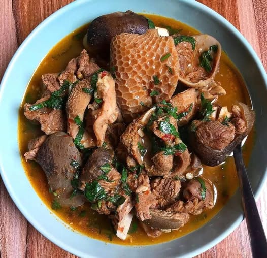 Pepper Soup - a spicy Nigerian broth with meat and aromatic spices